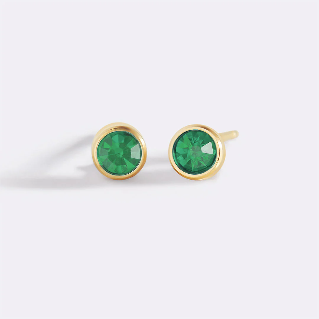 Birthstone Bezel Studs - Image 95