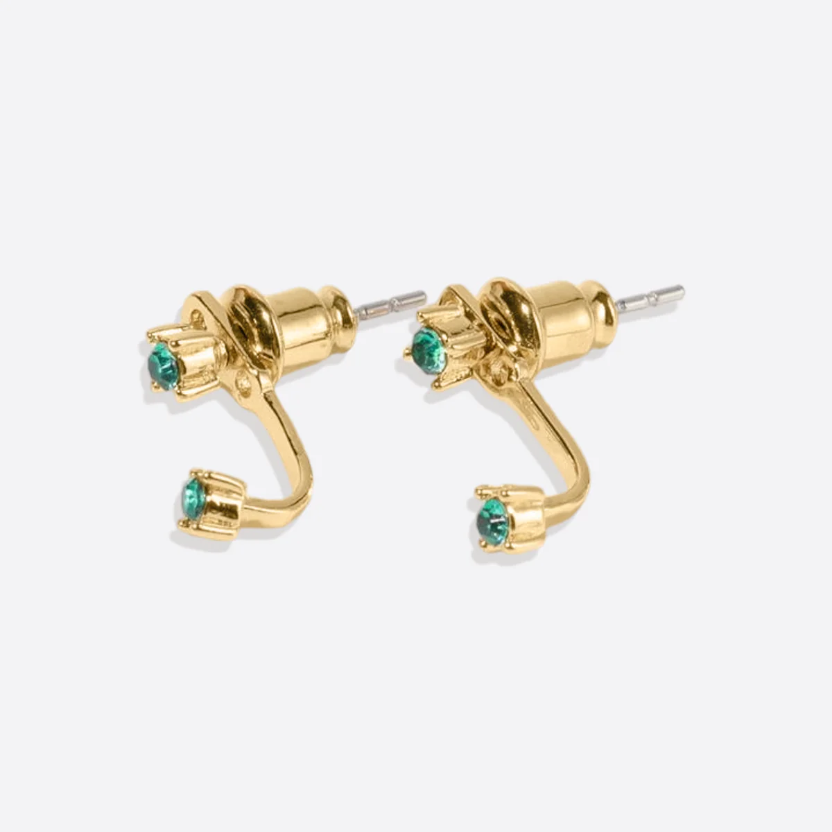 Birthstone Drop Ear Jacket Earrings - Image 12