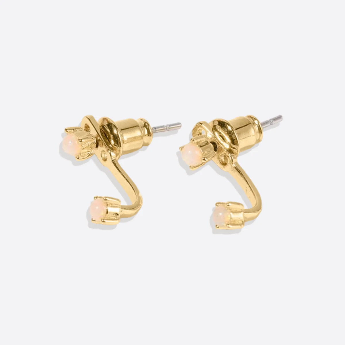 Birthstone Drop Ear Jacket Earrings - Image 17