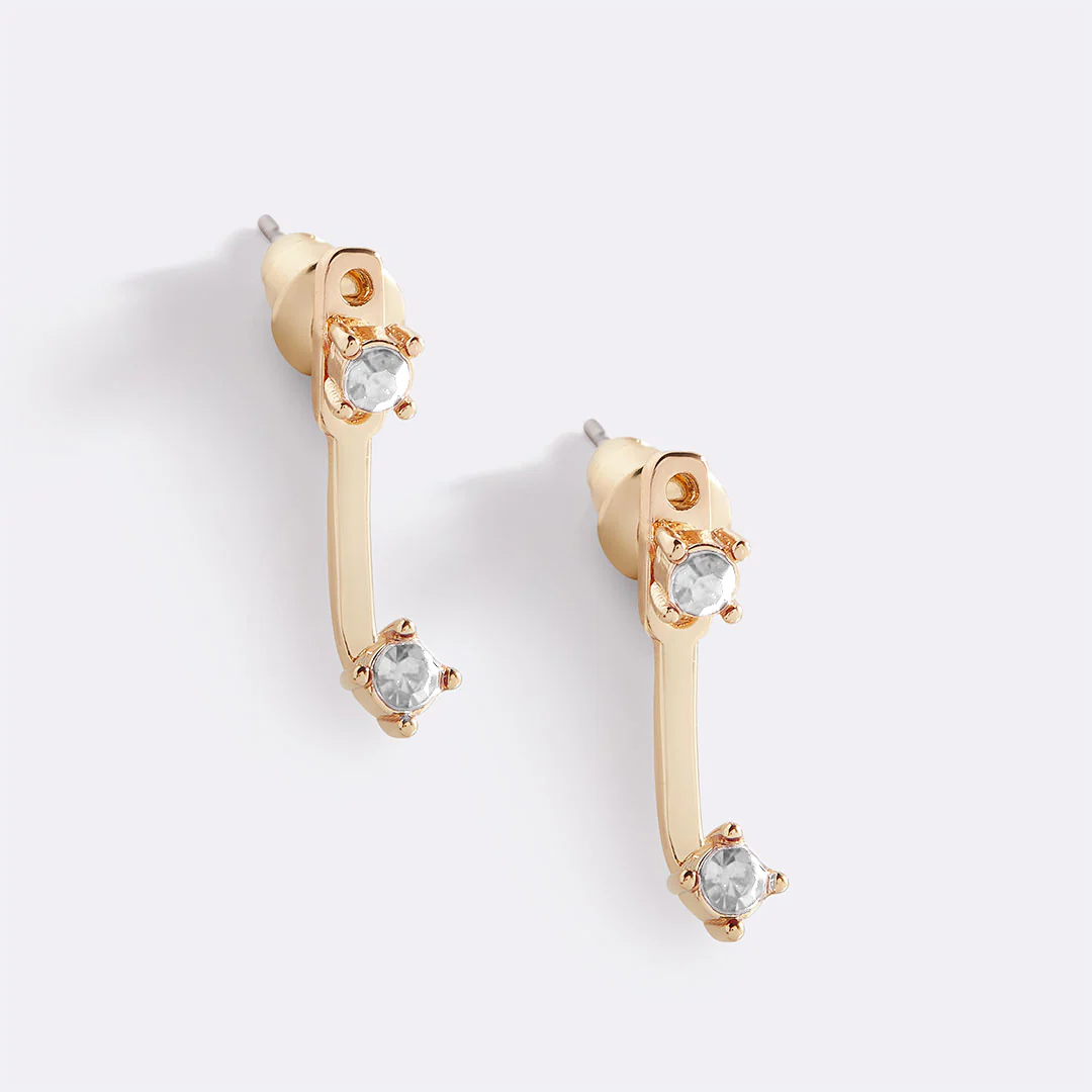 Birthstone Drop Ear Jacket Earrings - Image 23