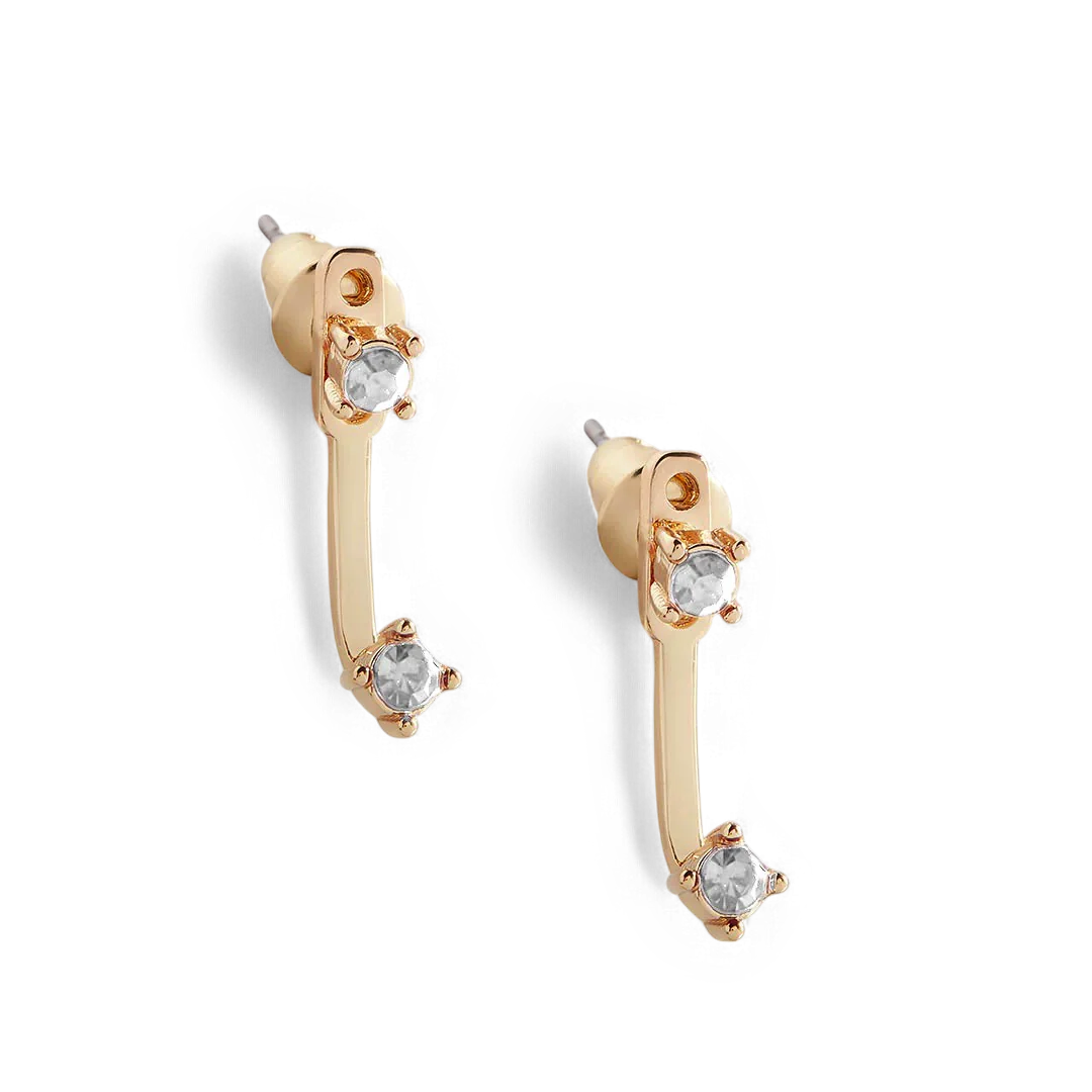 Birthstone Drop Ear Jacket Earrings - Image 33