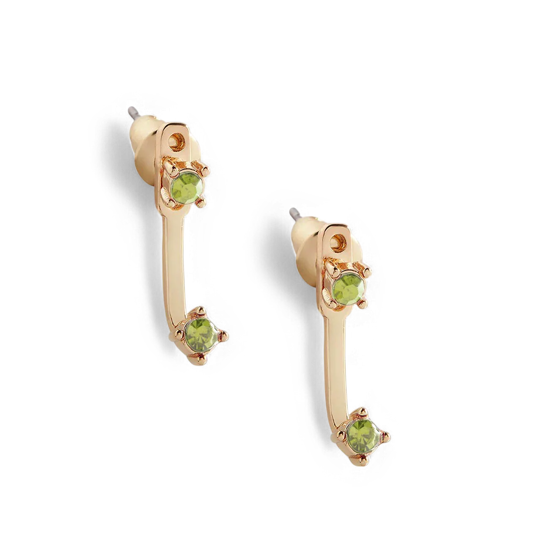 Birthstone Drop Ear Jacket Earrings - Image 34
