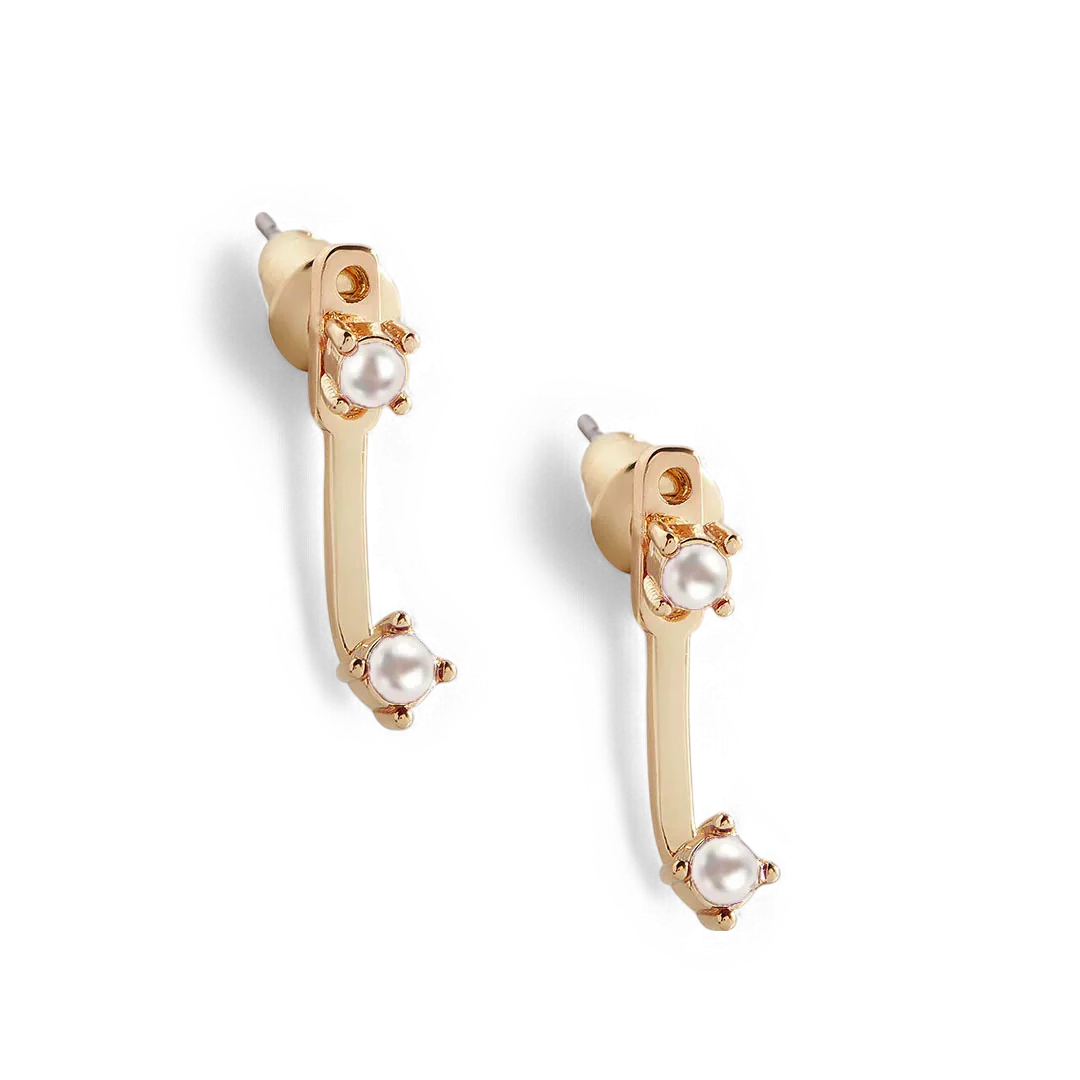 Birthstone Drop Ear Jacket Earrings - Image 39