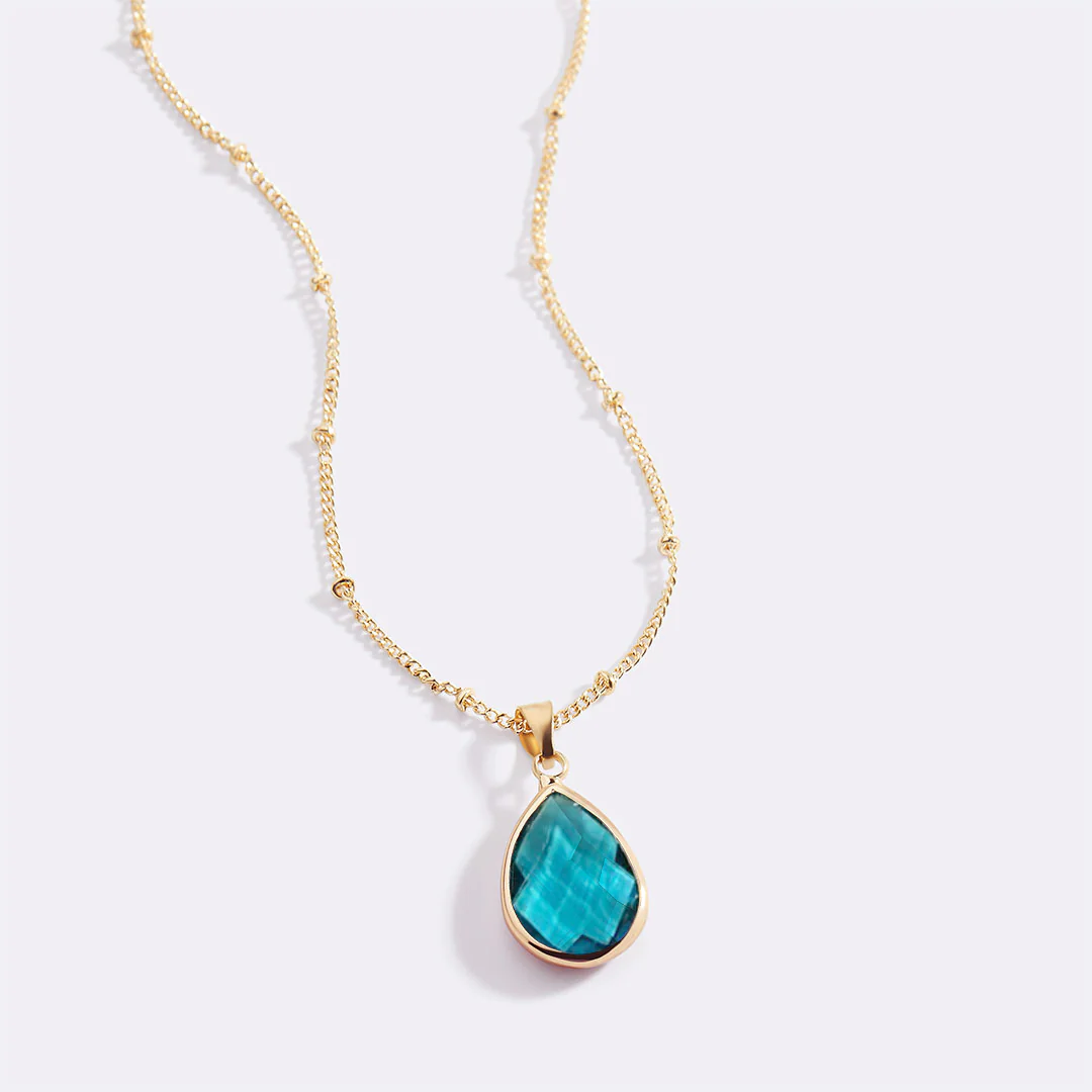 Birthstone Drop Pendant Necklace - Image 101