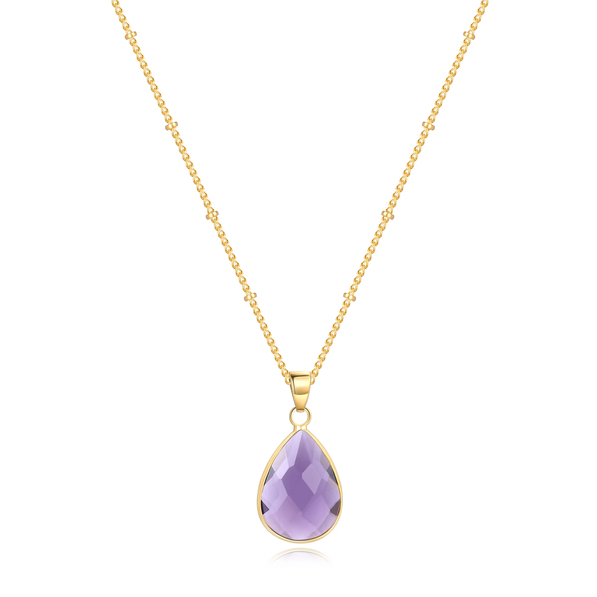 Birthstone Drop Pendant Necklace - Image 19