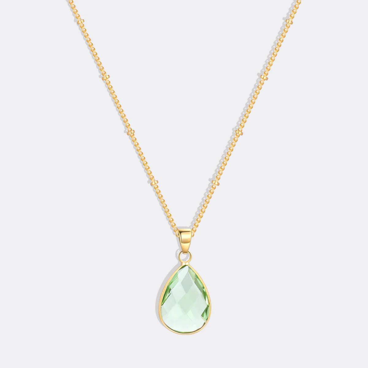 Birthstone Drop Pendant Necklace - Image 32
