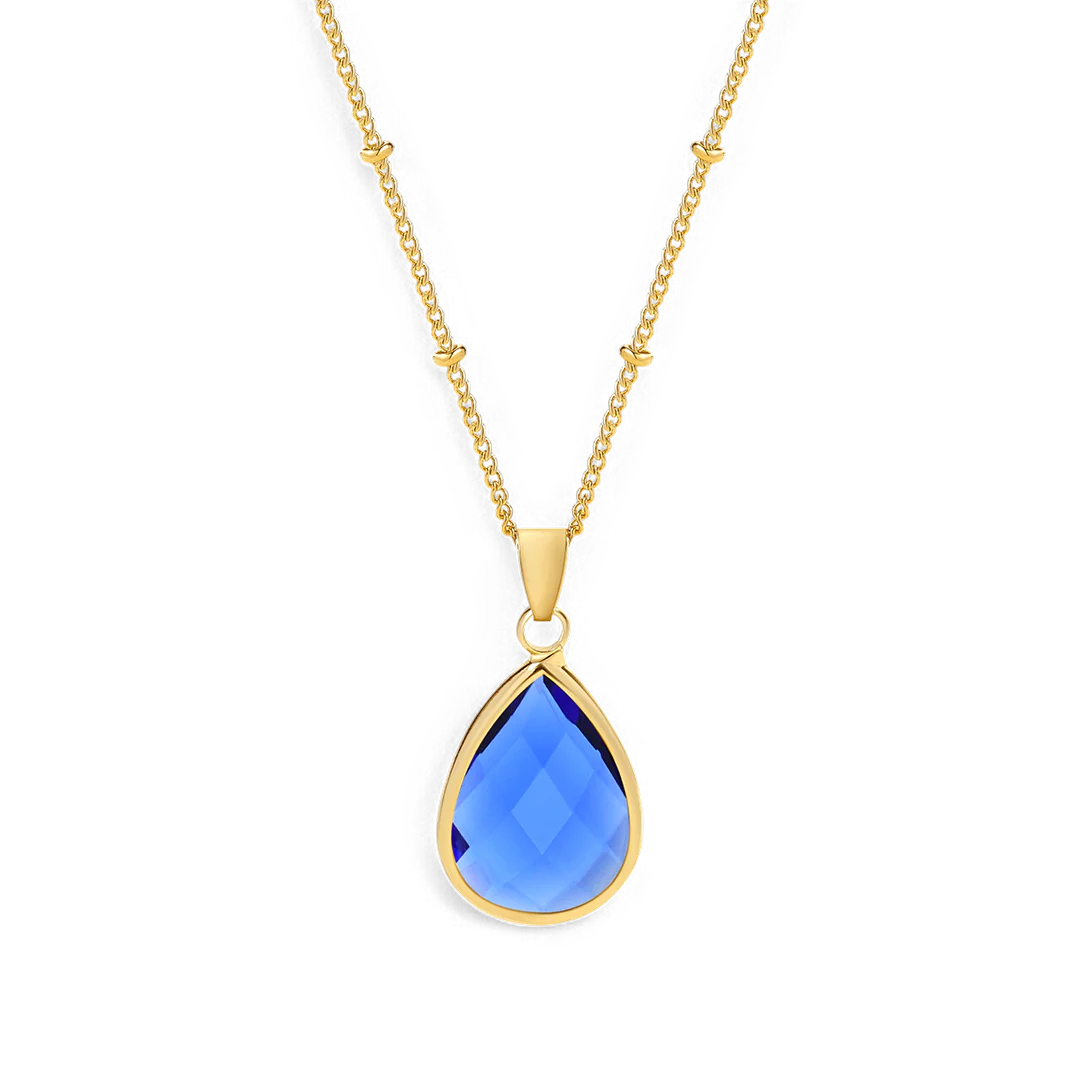 Birthstone Drop Pendant Necklace - Image 60