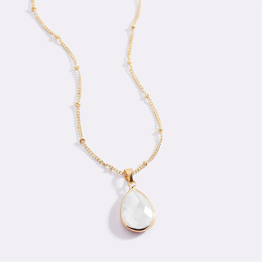 Birthstone Drop Pendant Necklace - Image 73