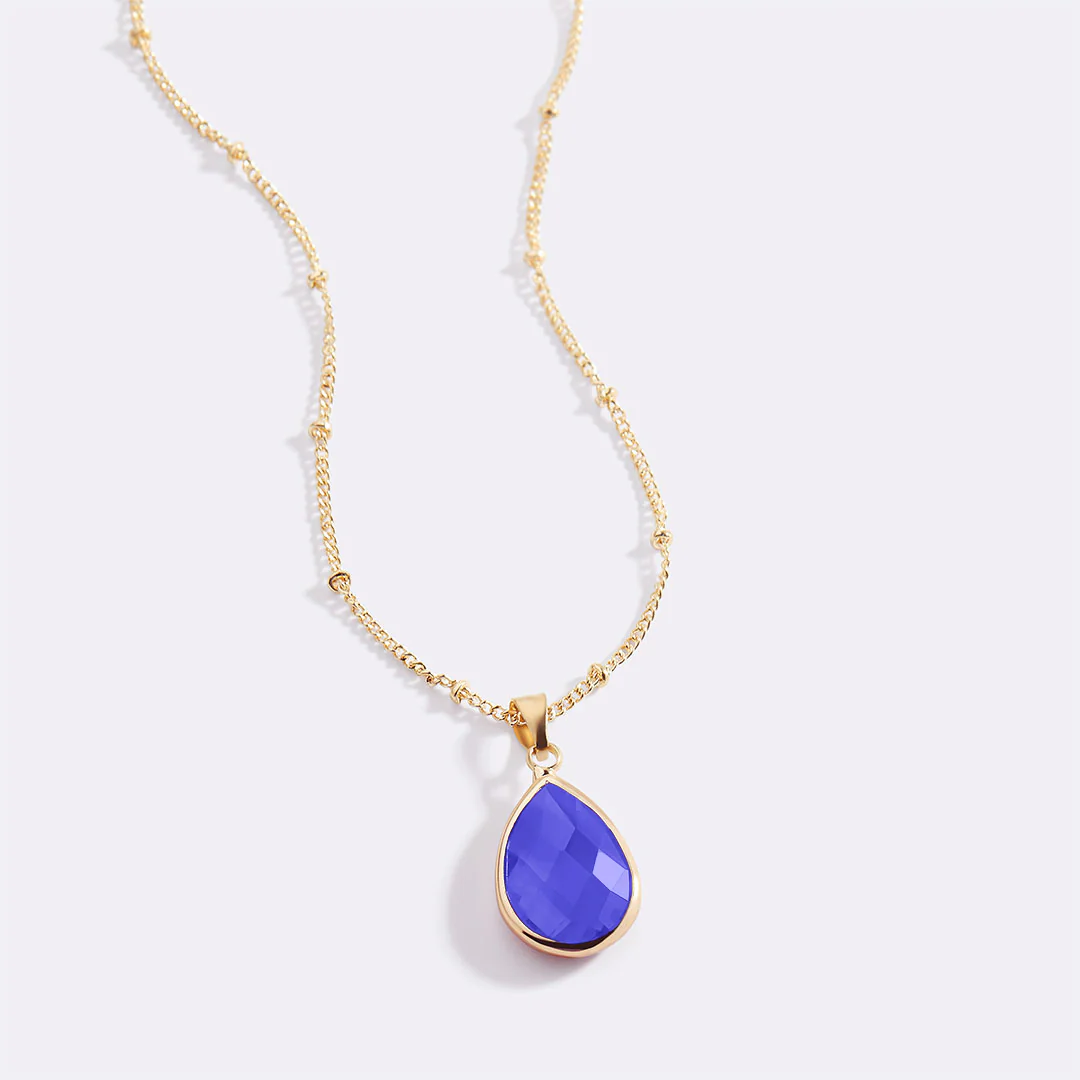Birthstone Drop Pendant Necklace - Image 79