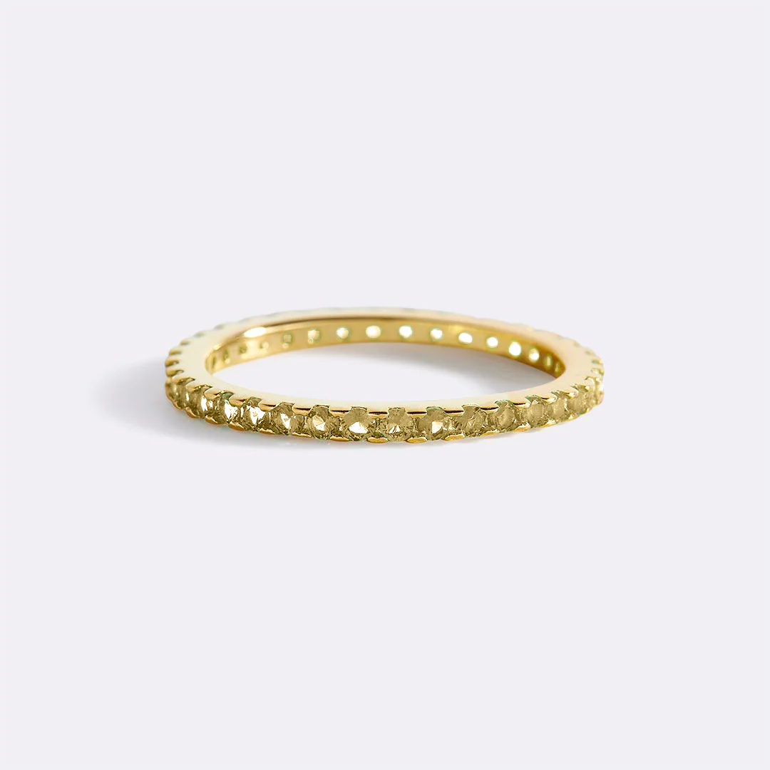 August Birthstone Eternity Stacking Ring - Image 26