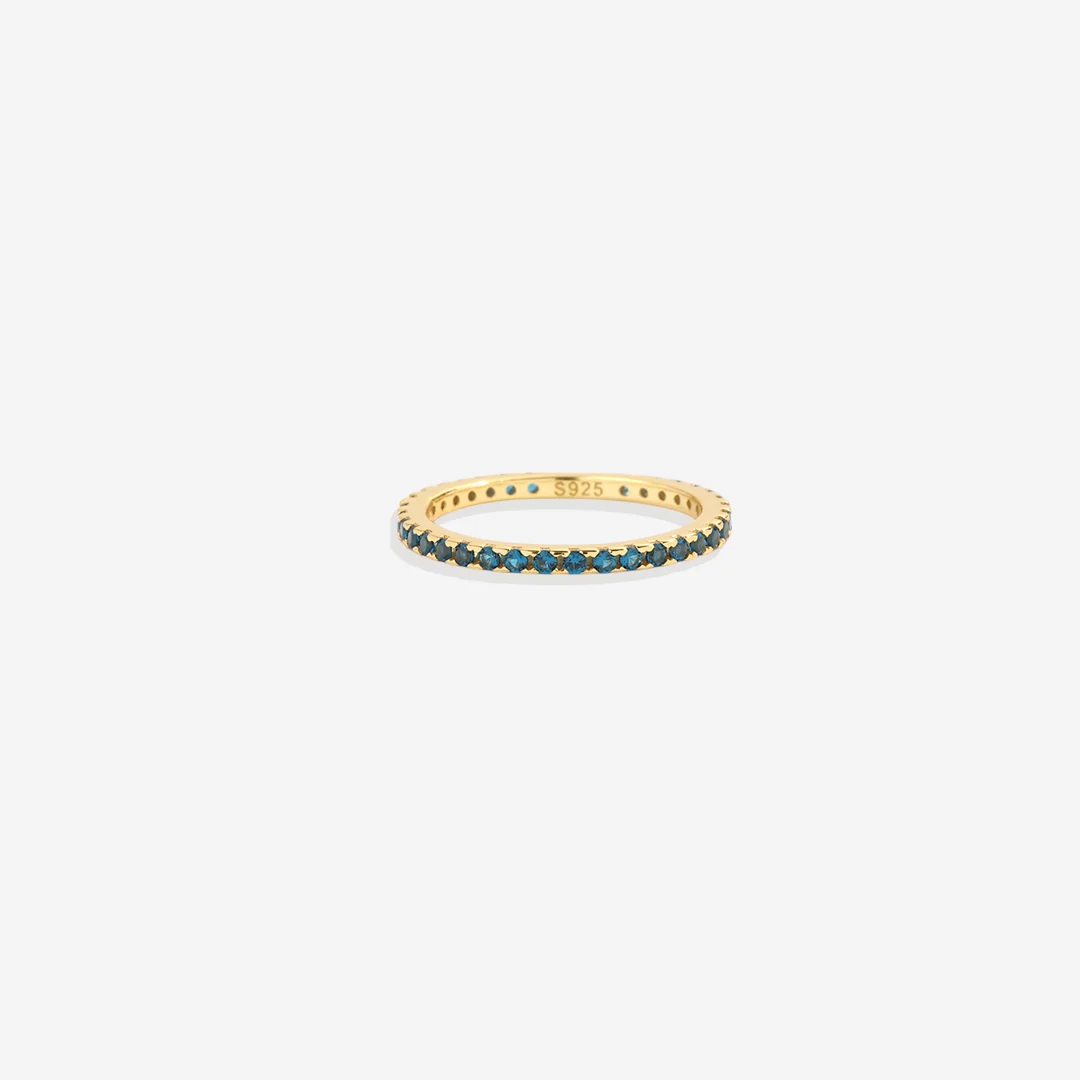 December Birthstone Eternity Stacking Ring - Image 21