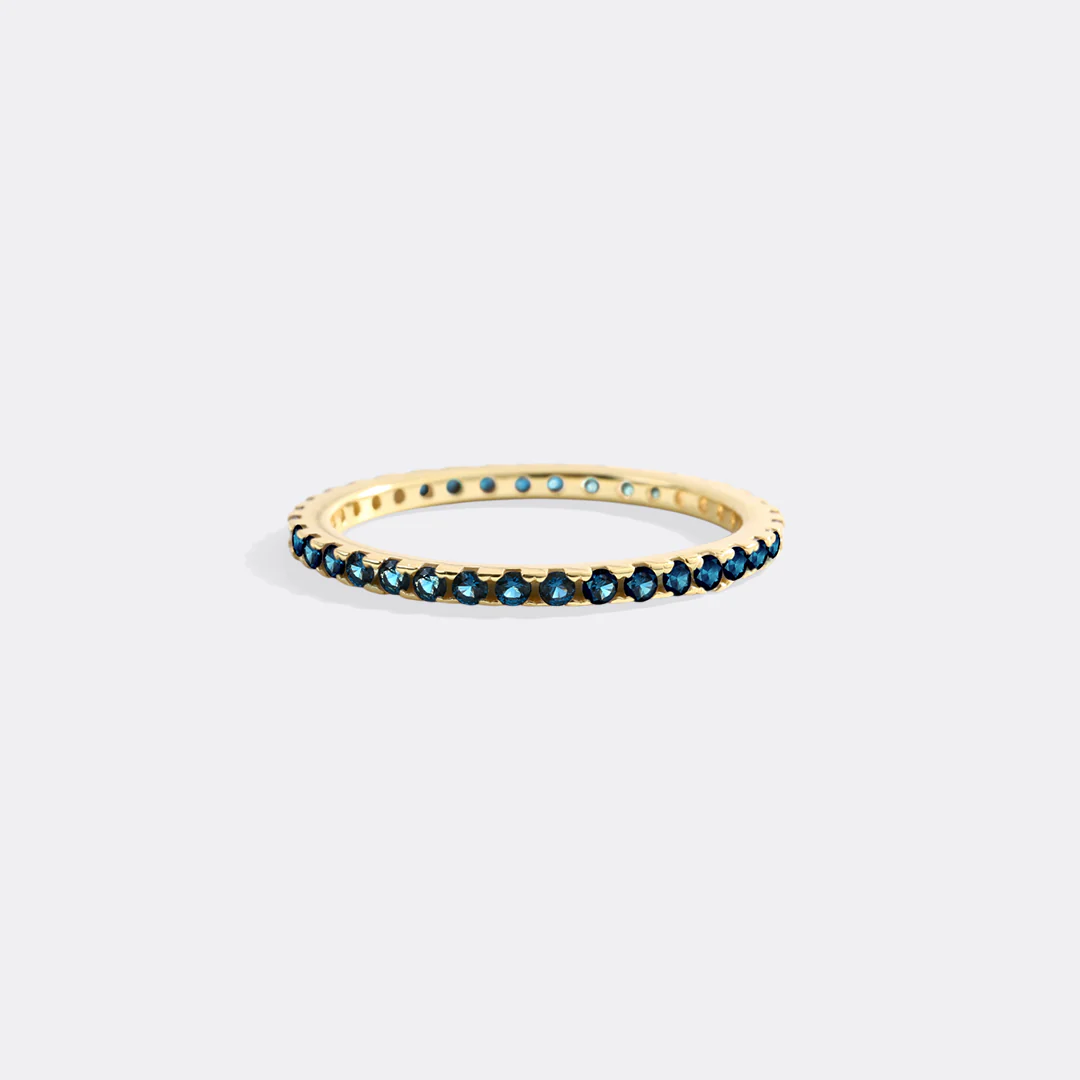 December Birthstone Eternity Stacking Ring - Image 30