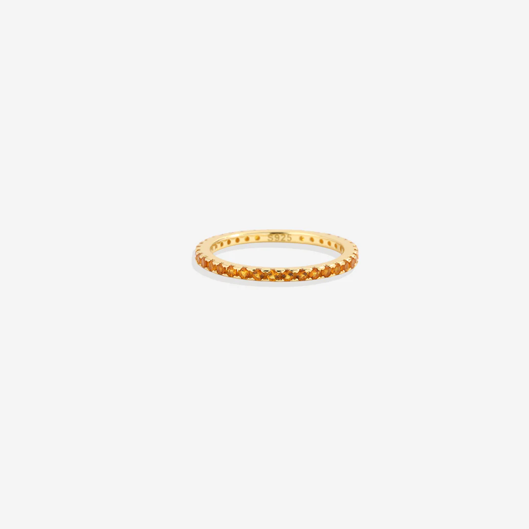 November Birthstone Eternity Stacking Ring - Image 22