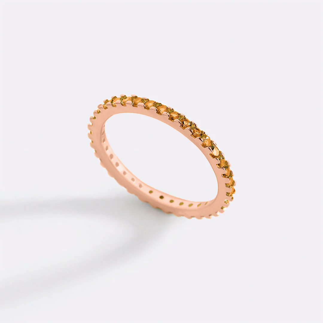 November Birthstone Eternity Stacking Ring - Image 23