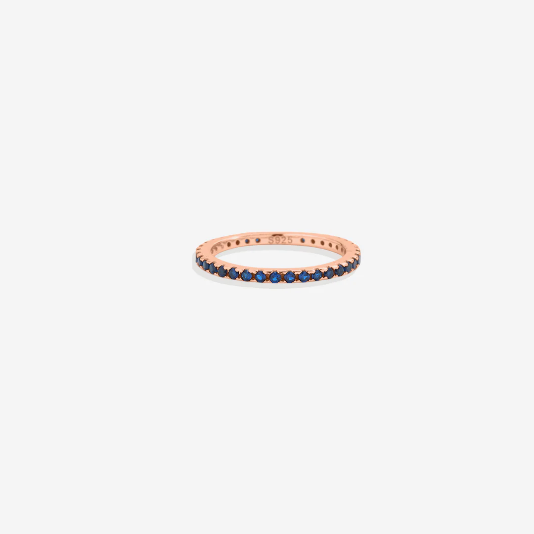 September Birthstone Eternity Stacking Ring - Image 21