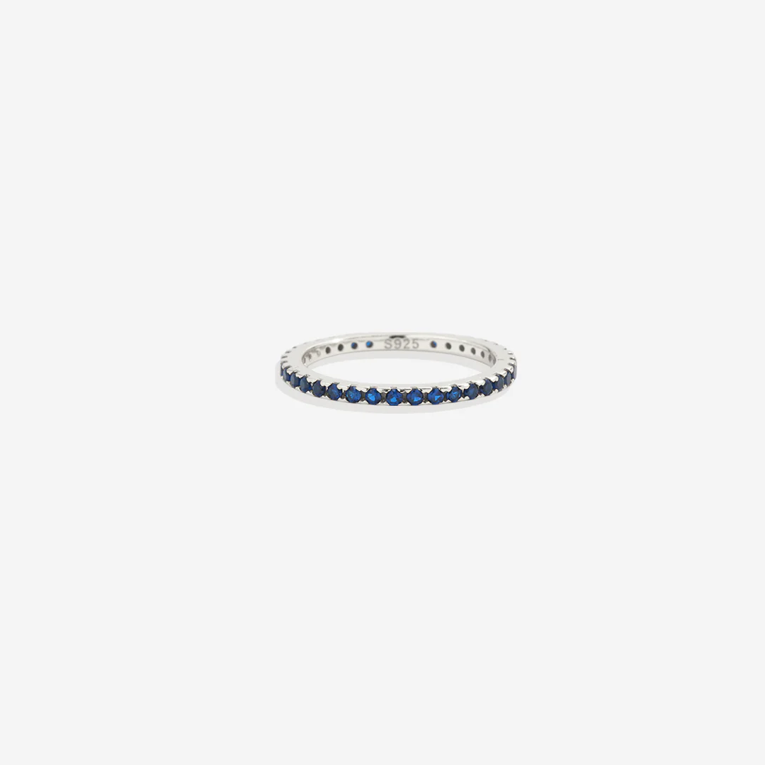 September Birthstone Eternity Stacking Ring - Image 22