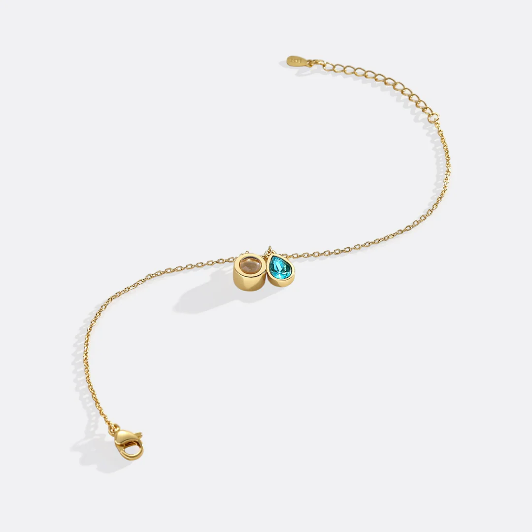 Birthstone Photo Bracelet - Image 31