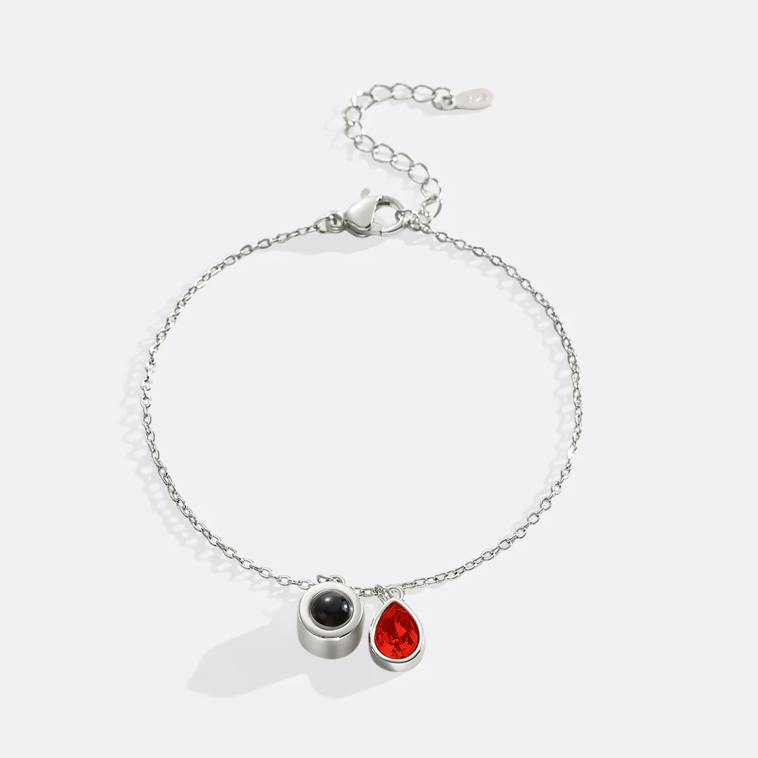 Birthstone Photo Bracelet - Image 32
