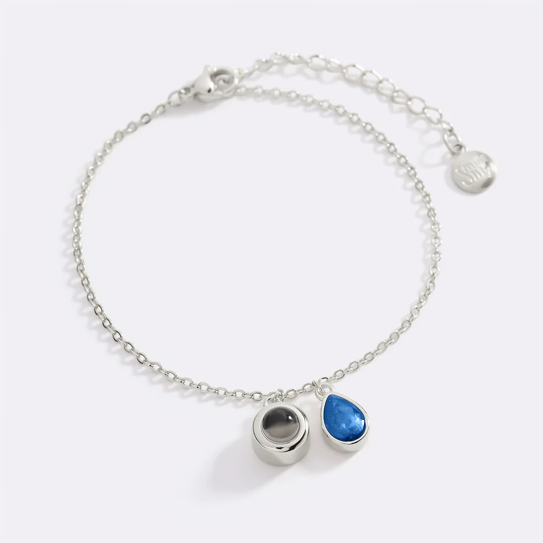 Birthstone Photo Bracelet - Image 48