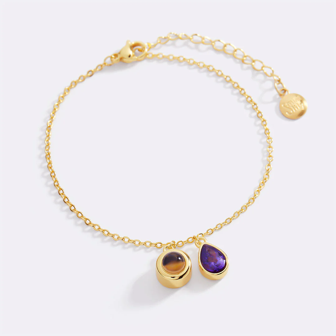 Birthstone Photo Bracelet - Image 50