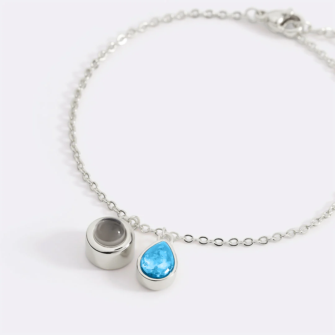 Birthstone Photo Bracelet - Image 56