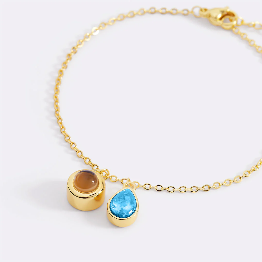 Birthstone Photo Bracelet - Image 57