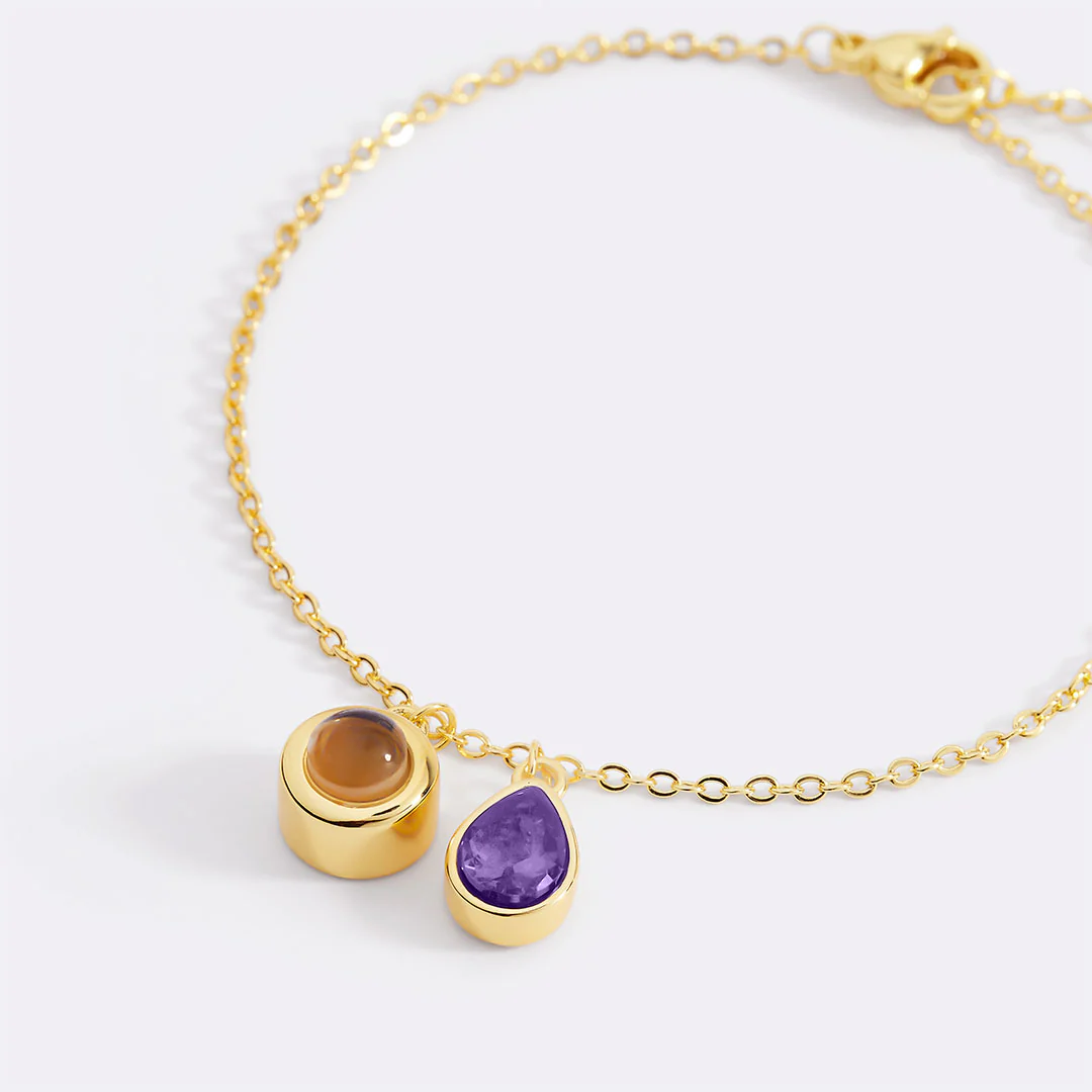 Birthstone Photo Bracelet - Image 65