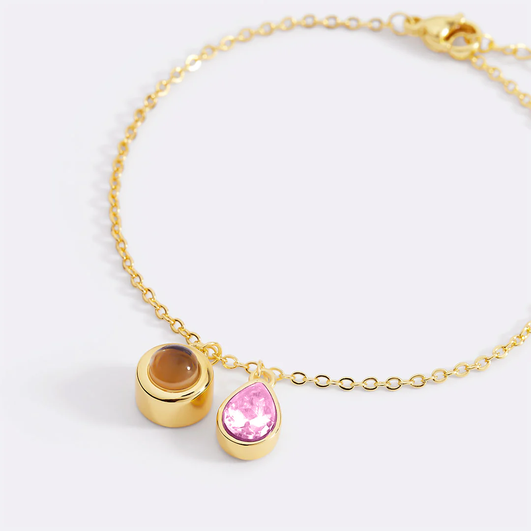 Birthstone Photo Bracelet - Image 73