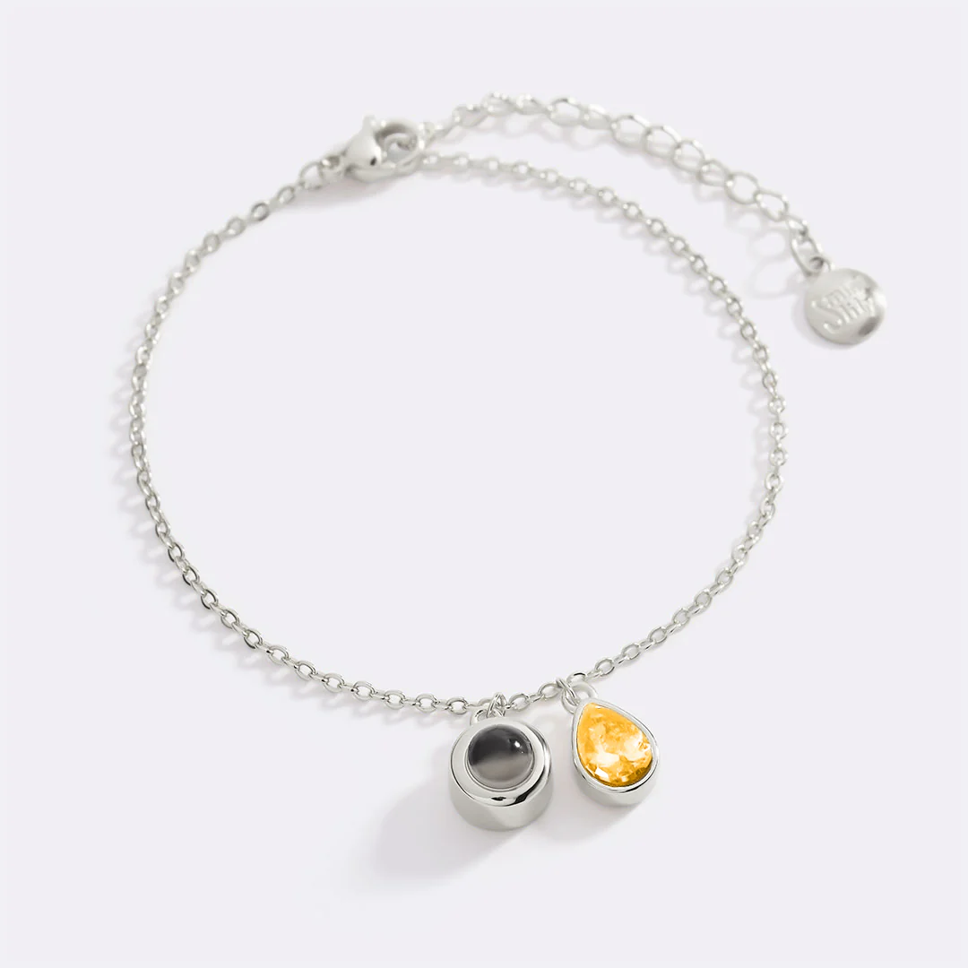 Birthstone Photo Bracelet - Image 78
