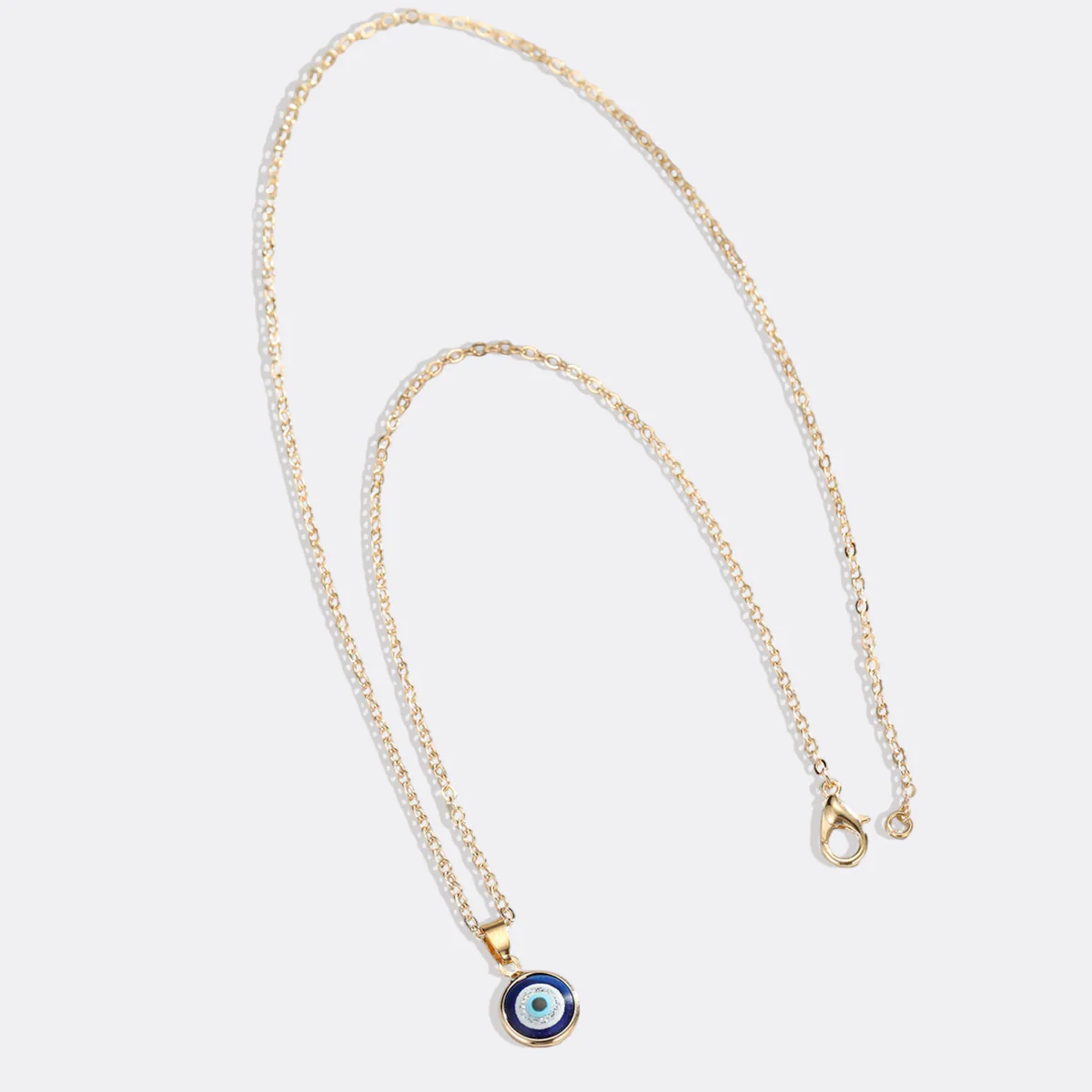 Dainty Boho Evil Eye Charm Necklace - Image 13