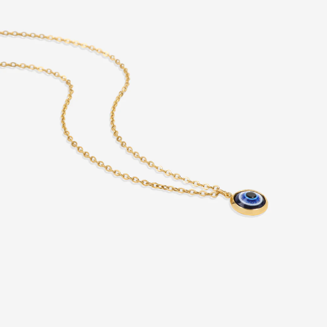 Dainty Boho Evil Eye Charm Necklace - Image 17