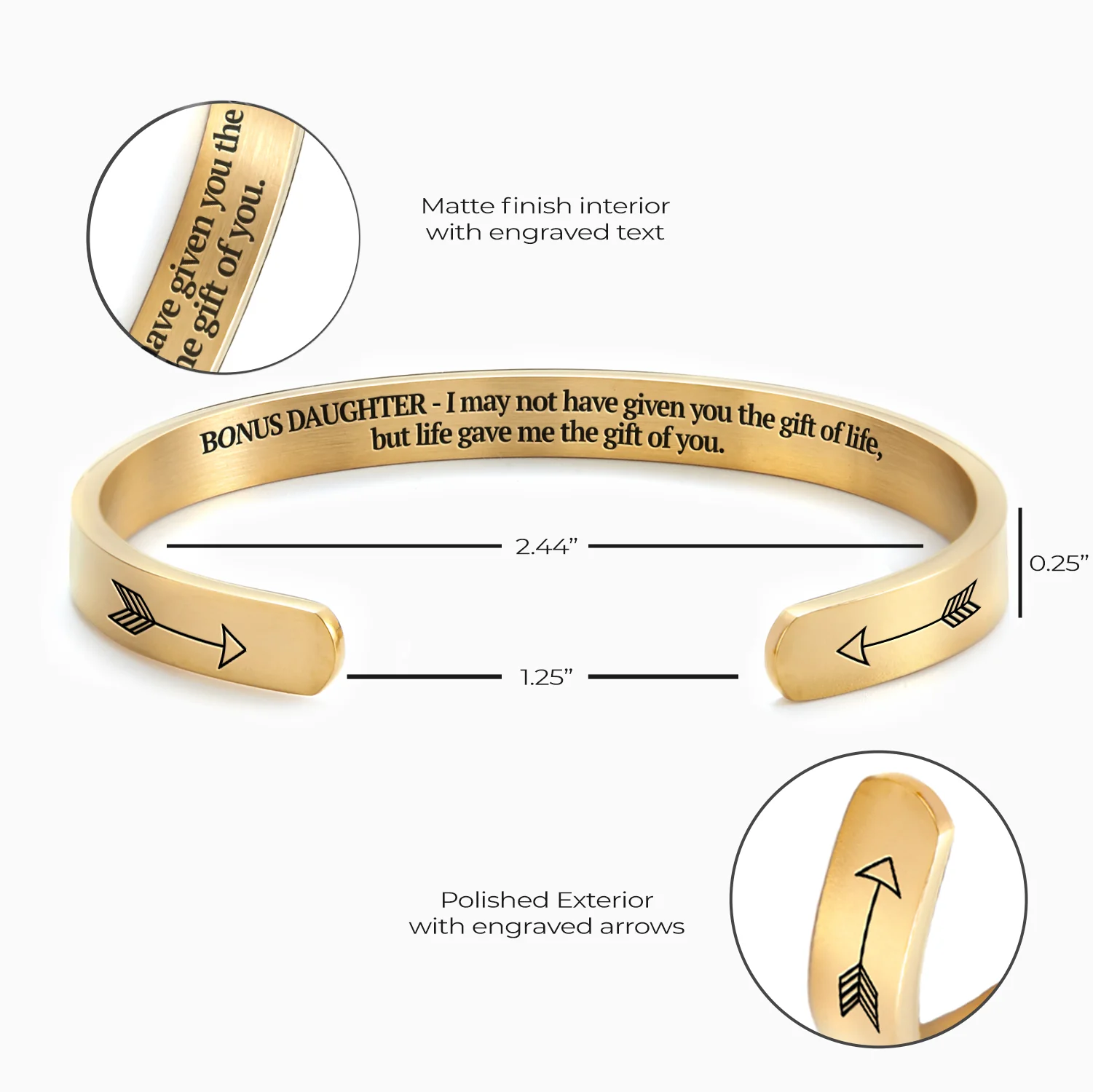 Bonus Daughter Cuff Bracelet - Image 35