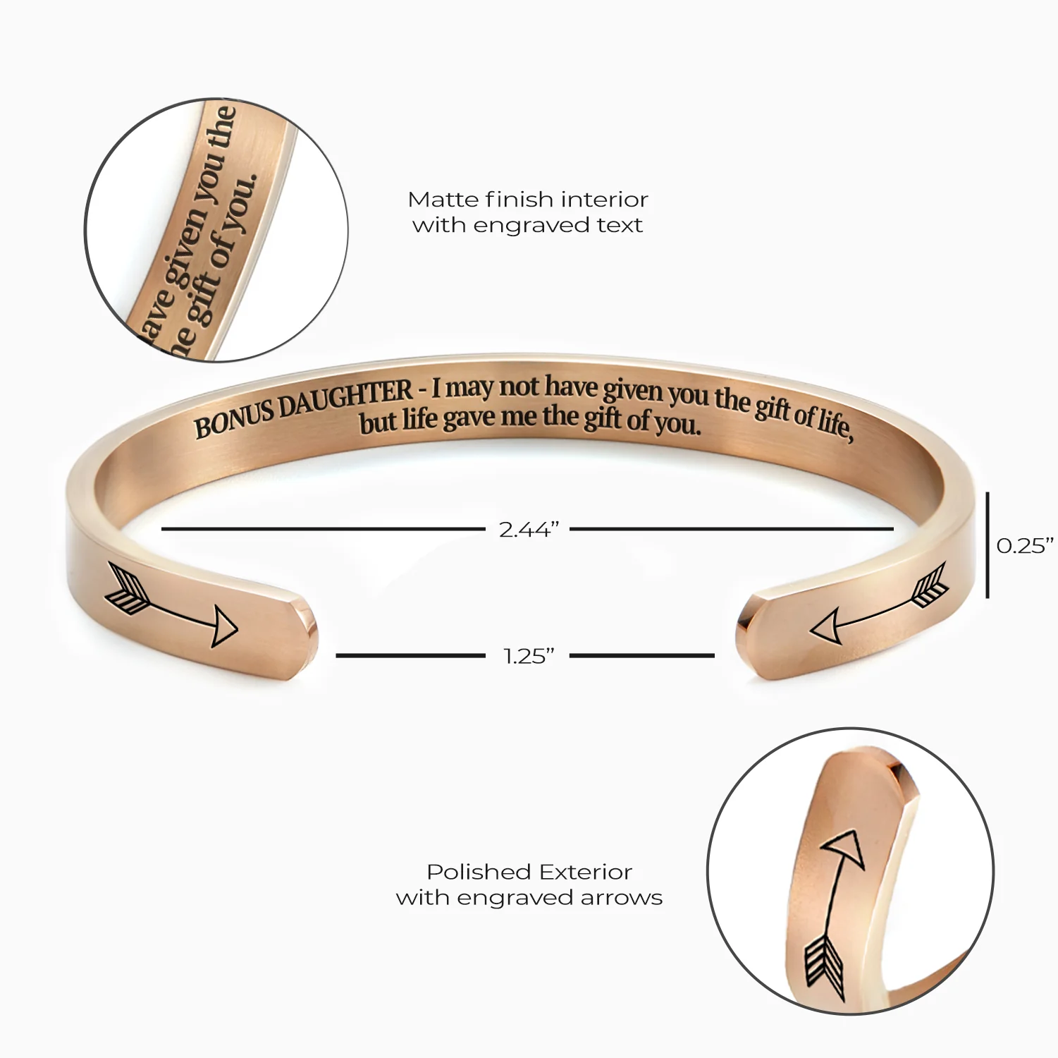 Bonus Daughter Cuff Bracelet - Image 37
