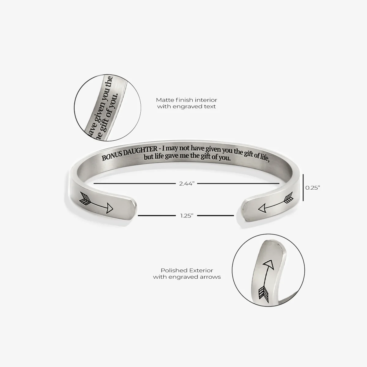 Bonus Daughter Cuff Bracelet - Image 48