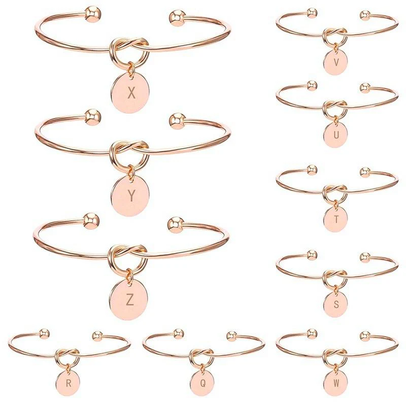 Personalized Tie the Knot Bracelet • Bridesmaid Gift Bracelet - Image 13