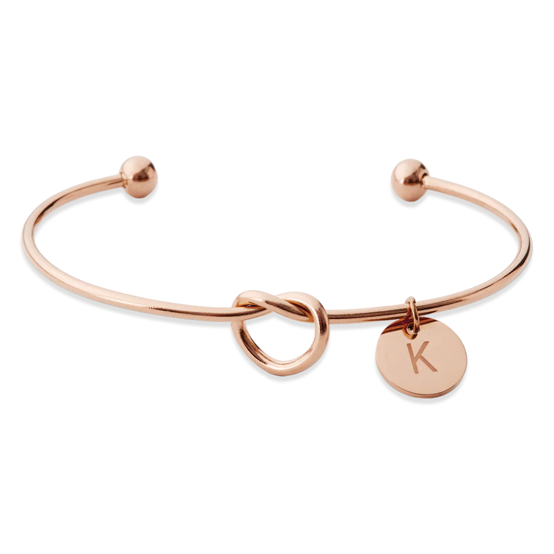 Personalized Tie the Knot Bracelet • Bridesmaid Gift Bracelet - Image 24