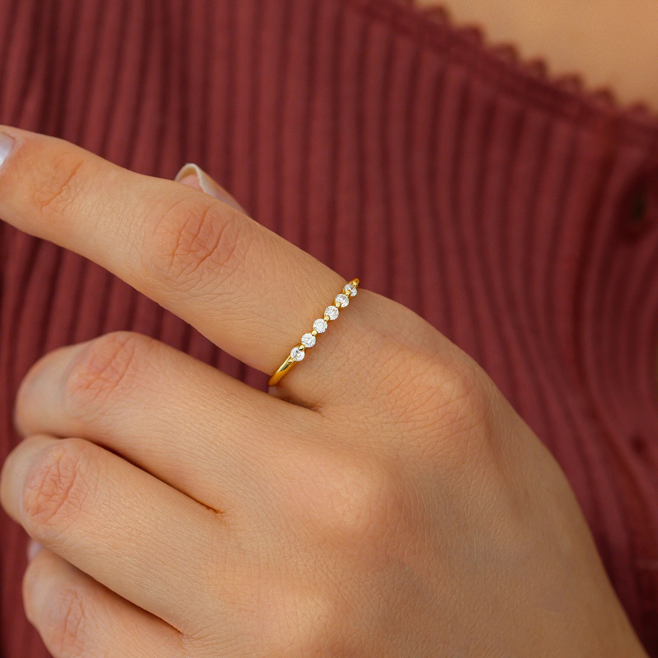 Brilliant Floating Diamond Ring - Image 6