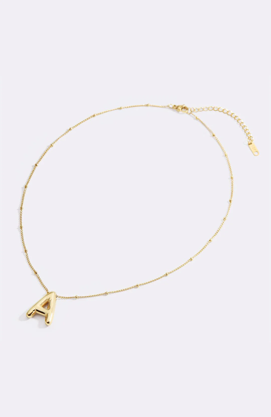 Balloon Initial Necklace with Satellite Chain - Image 61
