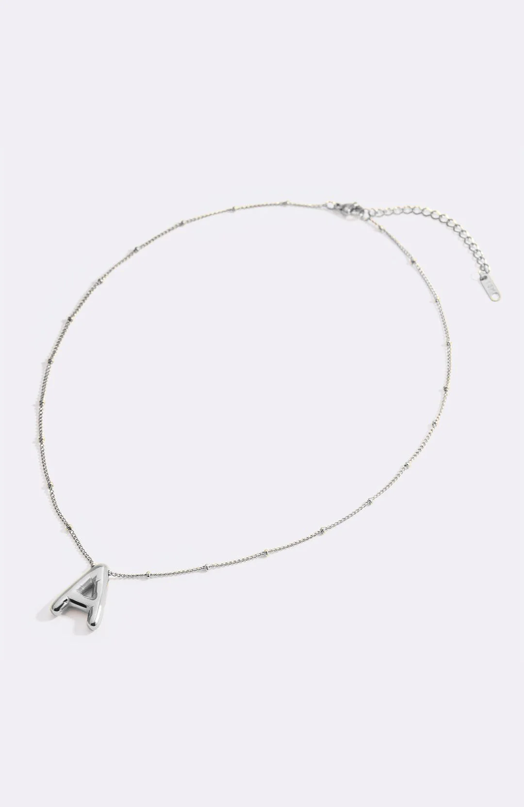 Balloon Initial Necklace with Satellite Chain - Image 62