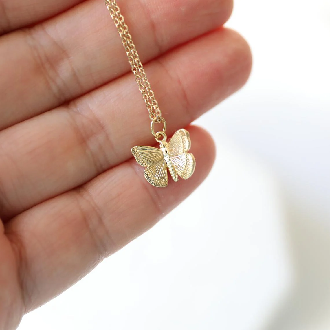Butterfly Pendant Necklace - Image 11