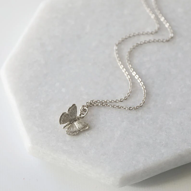 Butterfly Pendant Necklace - Image 30