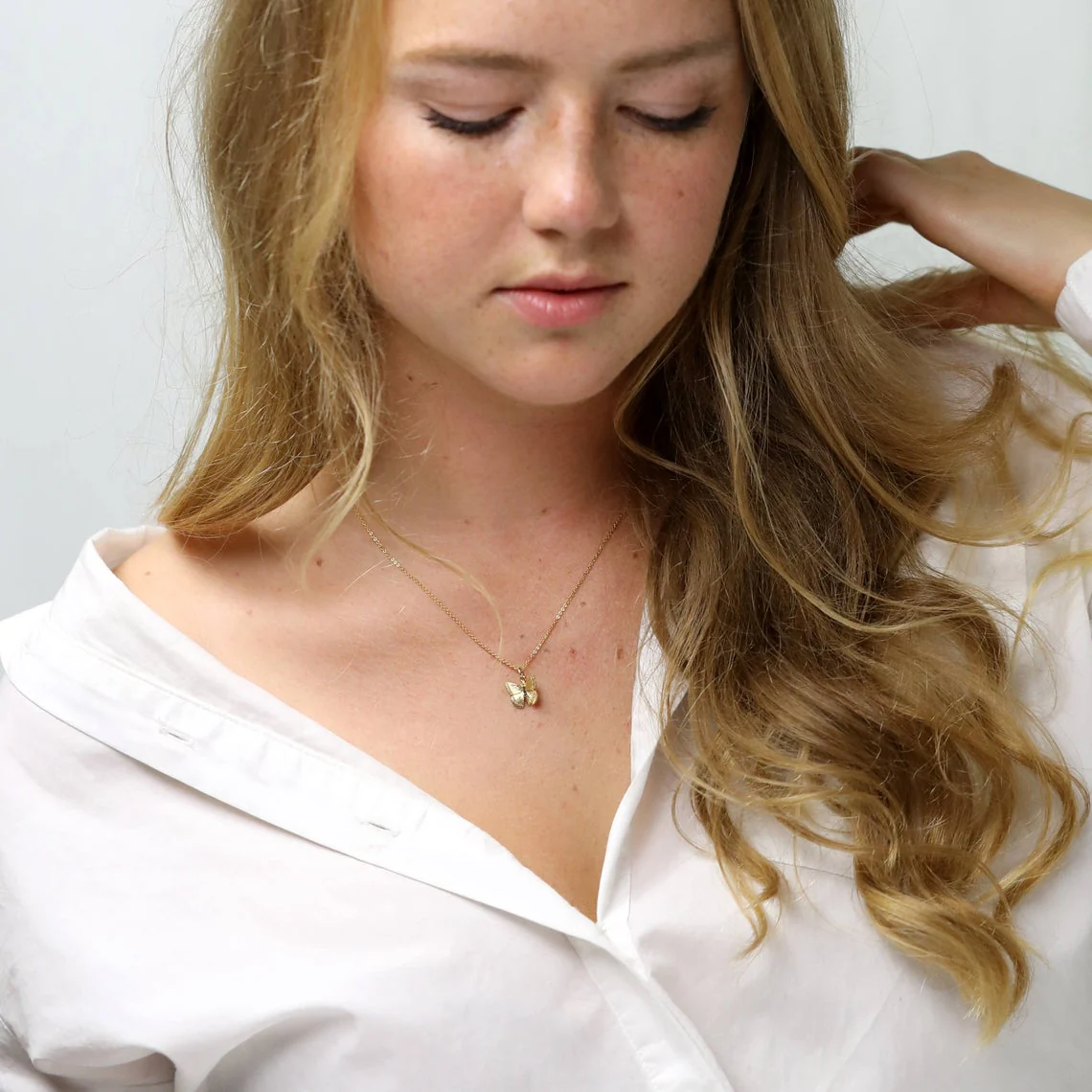 Butterfly Pendant Necklace - Image 4