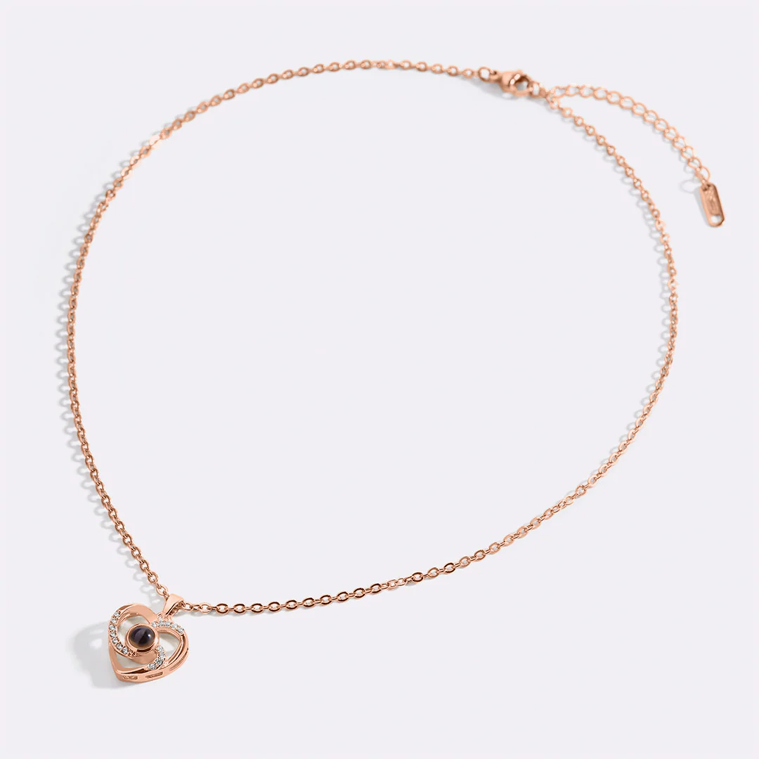 Center of My Heart Pave Photo Necklace - Image 24