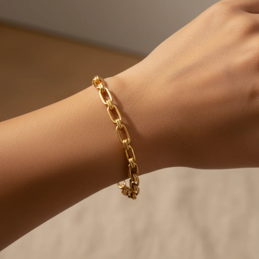 Chunky Paperclip Chain Bracelet - Image 10