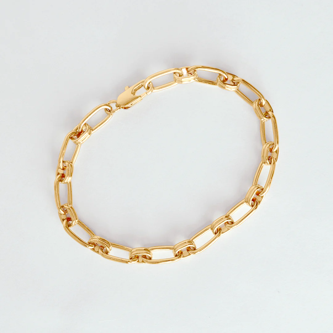 Chunky Paperclip Chain Bracelet - Image 4