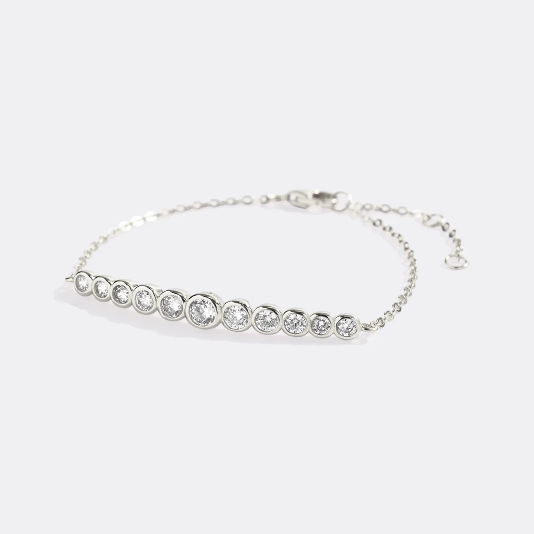 Graduated Bezel Bracelet - Image 6