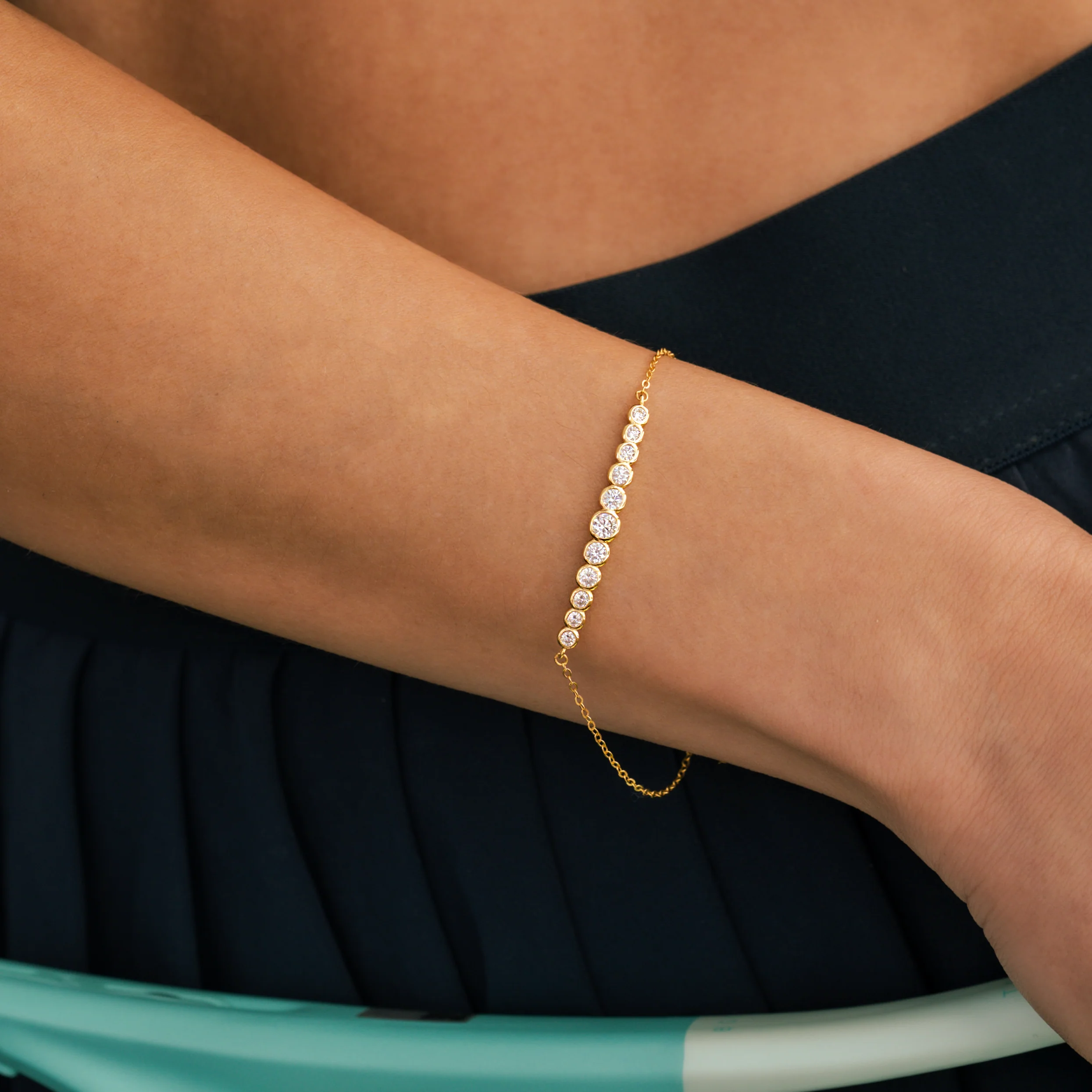 Graduated Bezel Bracelet - Image 8