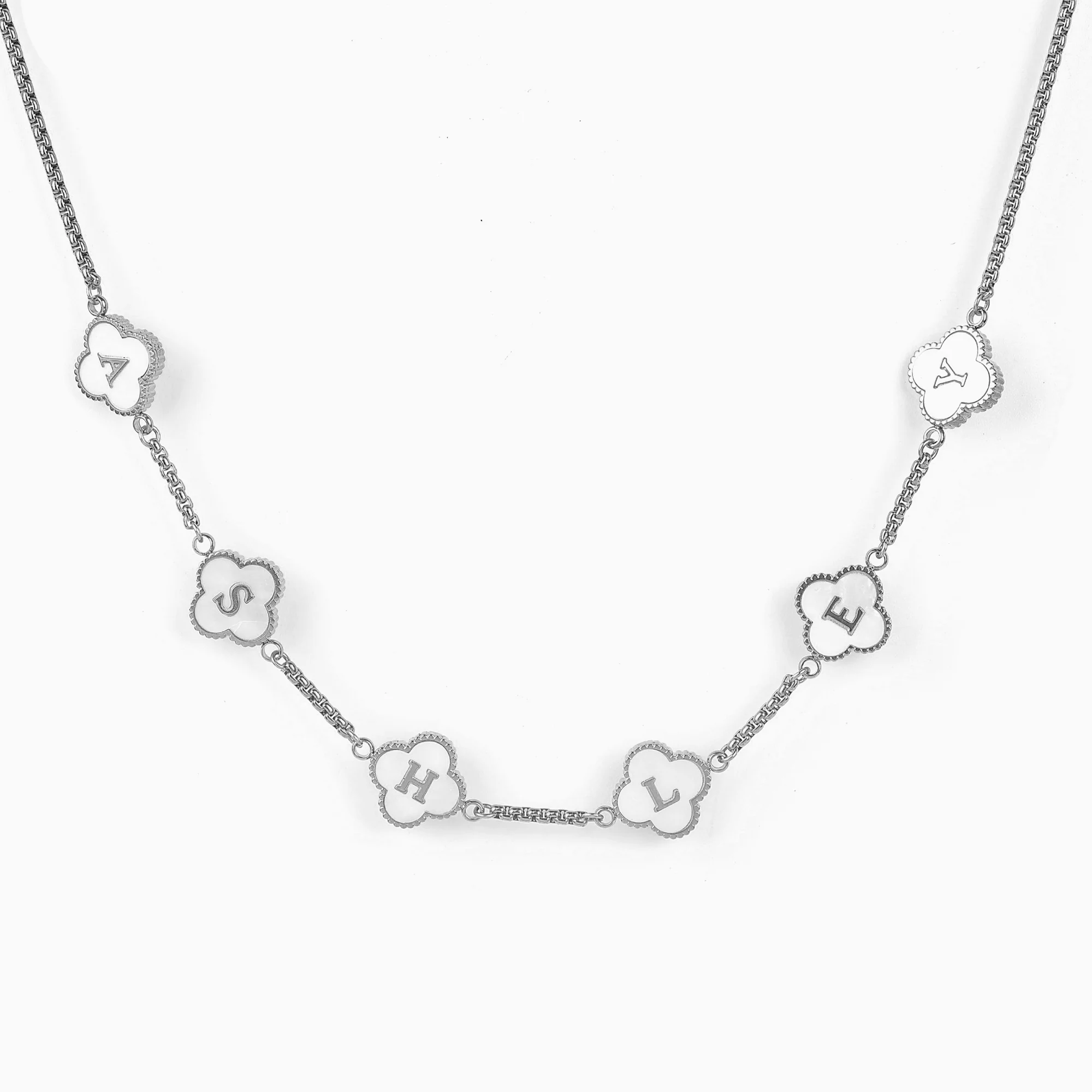 Clover Custom Name Necklace - Image 12