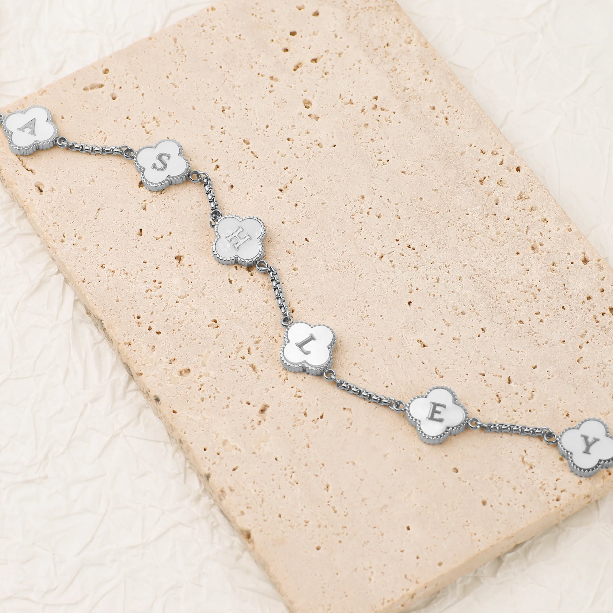 Clover Custom Name Necklace - Image 13