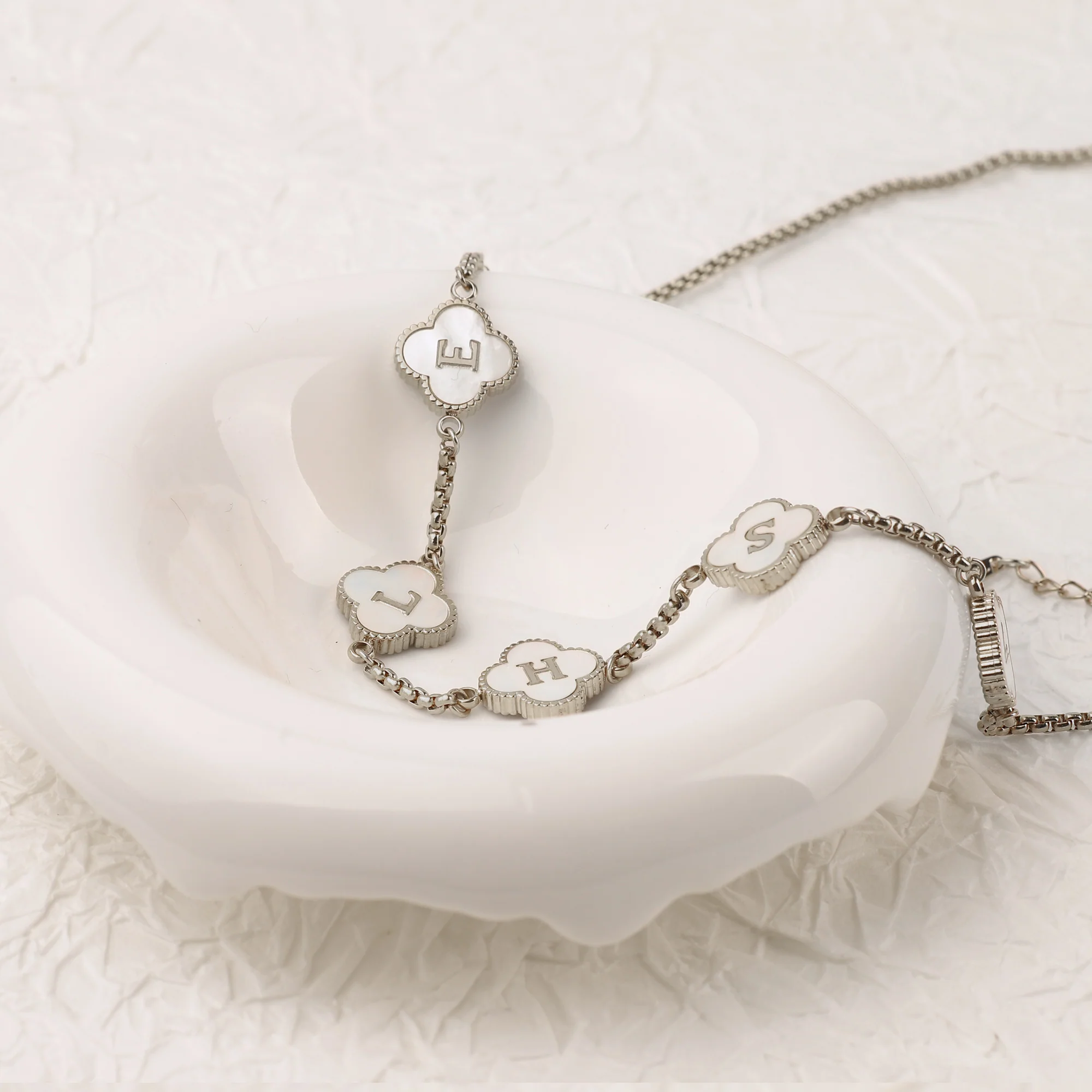 Clover Custom Name Necklace - Image 14